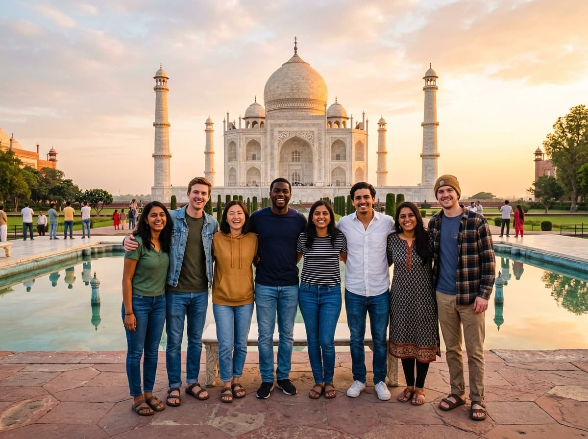 Me Trip Holidays college tour to Agra & Delhi - group student travel package