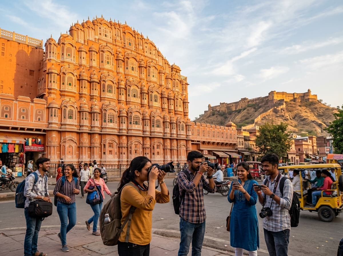 Me Trip Holidays college tour to Agra, Delhi & Jaipur - group student travel package