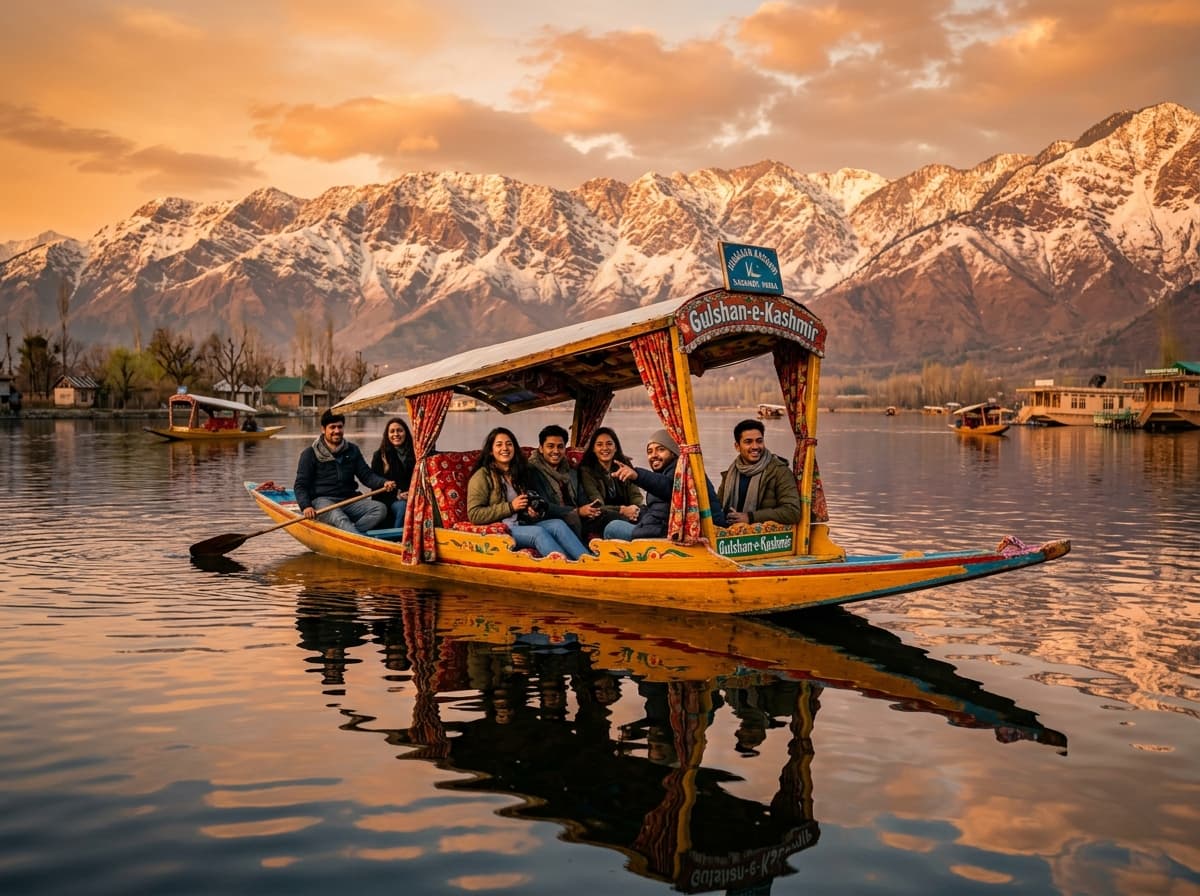 Me Trip Holidays college tour to Agra, Delhi & Kashmir - group student travel package
